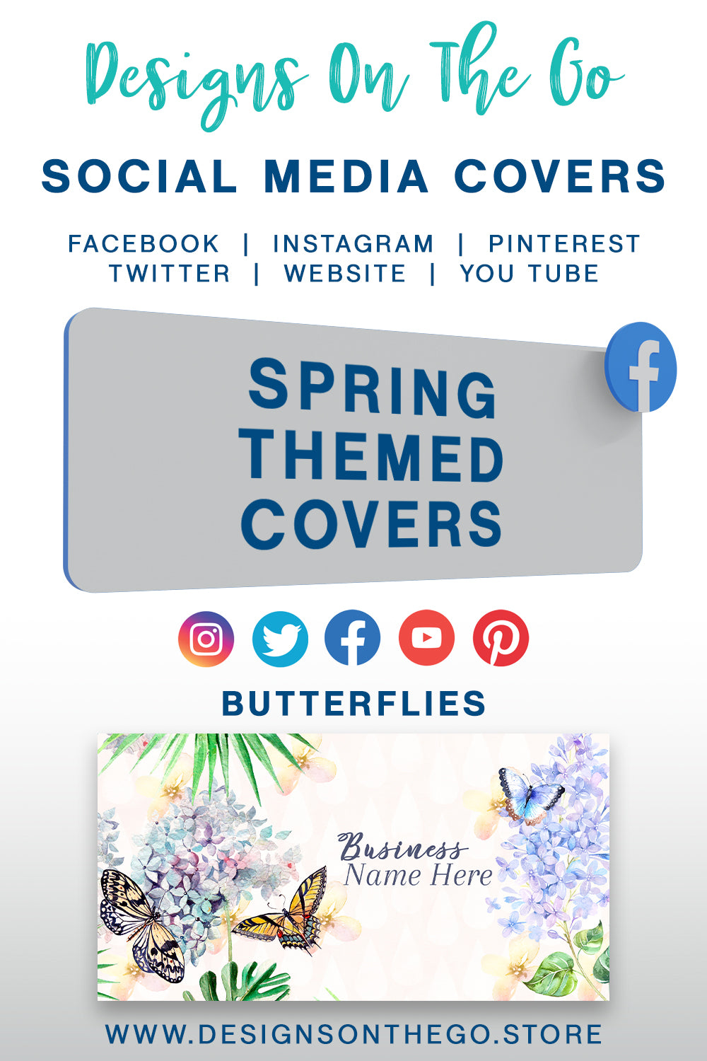 Spring Themed Social Media Covers