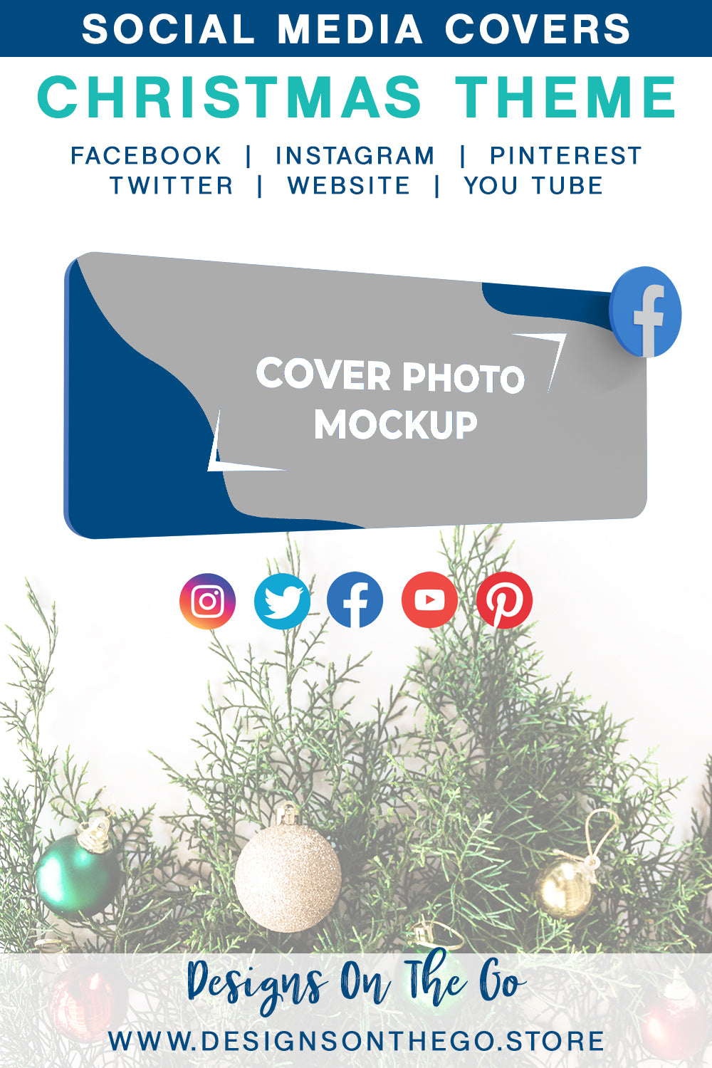 Get festive with our Christmas-themed social media covers from Designs On The Go! Perfect for adding holiday cheer to your online presence, these beautifully designed covers will make your profiles stand out. Celebrate the season in style and give your social media a merry makeover today!