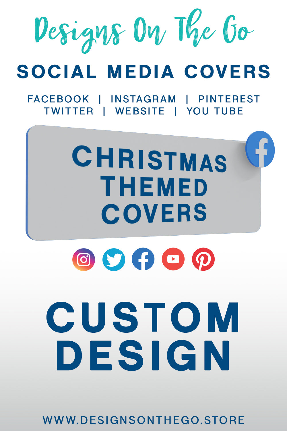 Get festive with our Christmas-themed social media covers from Designs On The Go! Perfect for adding holiday cheer to your online presence, these beautifully designed covers will make your profiles stand out. Celebrate the season in style and give your social media a merry makeover today!