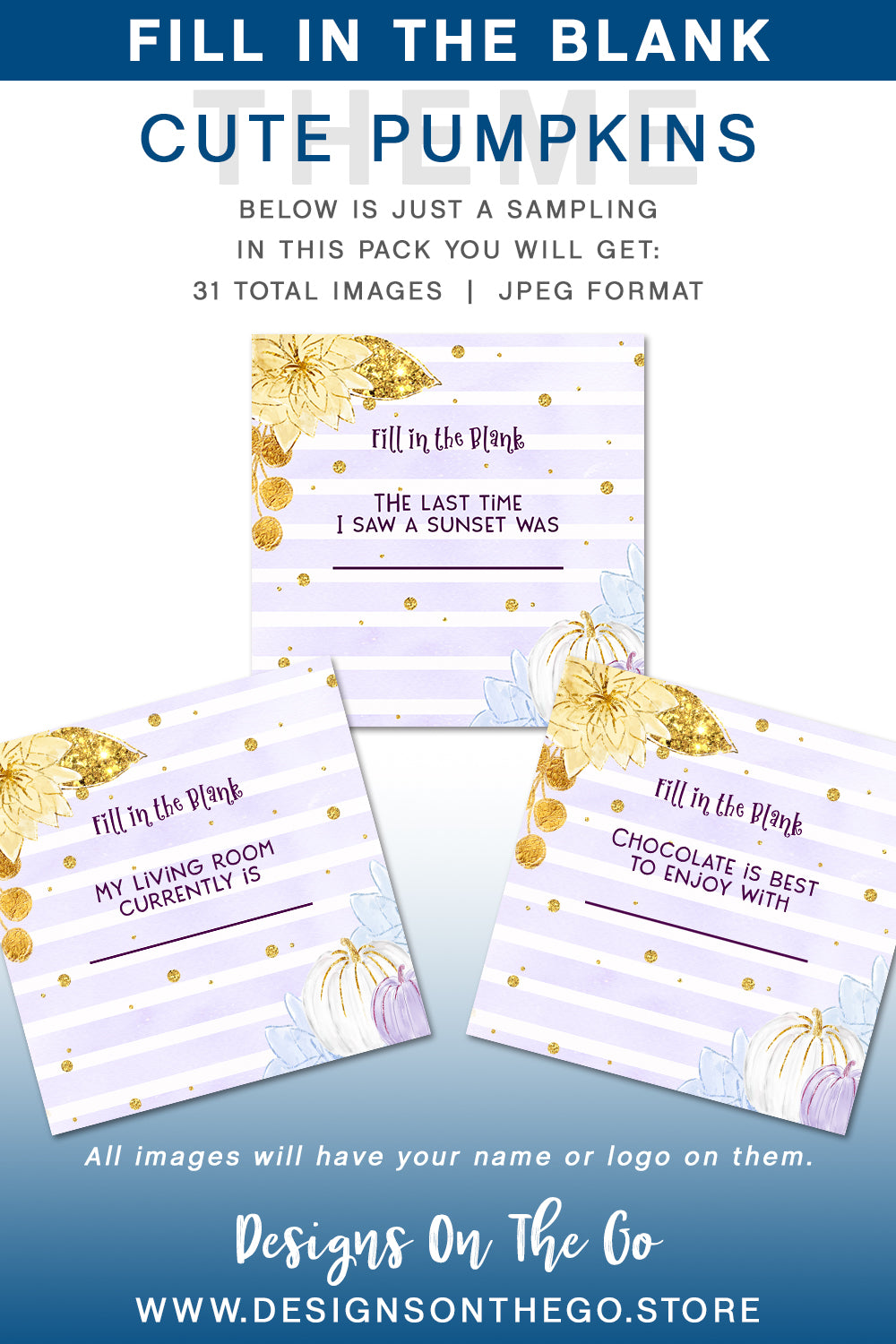 Unleash creativity with our Fill in the Blank Daily Challenges from Designs On The Go! These engaging prompts inspire fun and thoughtful reflection, making each day an adventure. Perfect for individuals or groups, these challenges encourage creativity and connection. Elevate your routine and spark joy with every challenge!