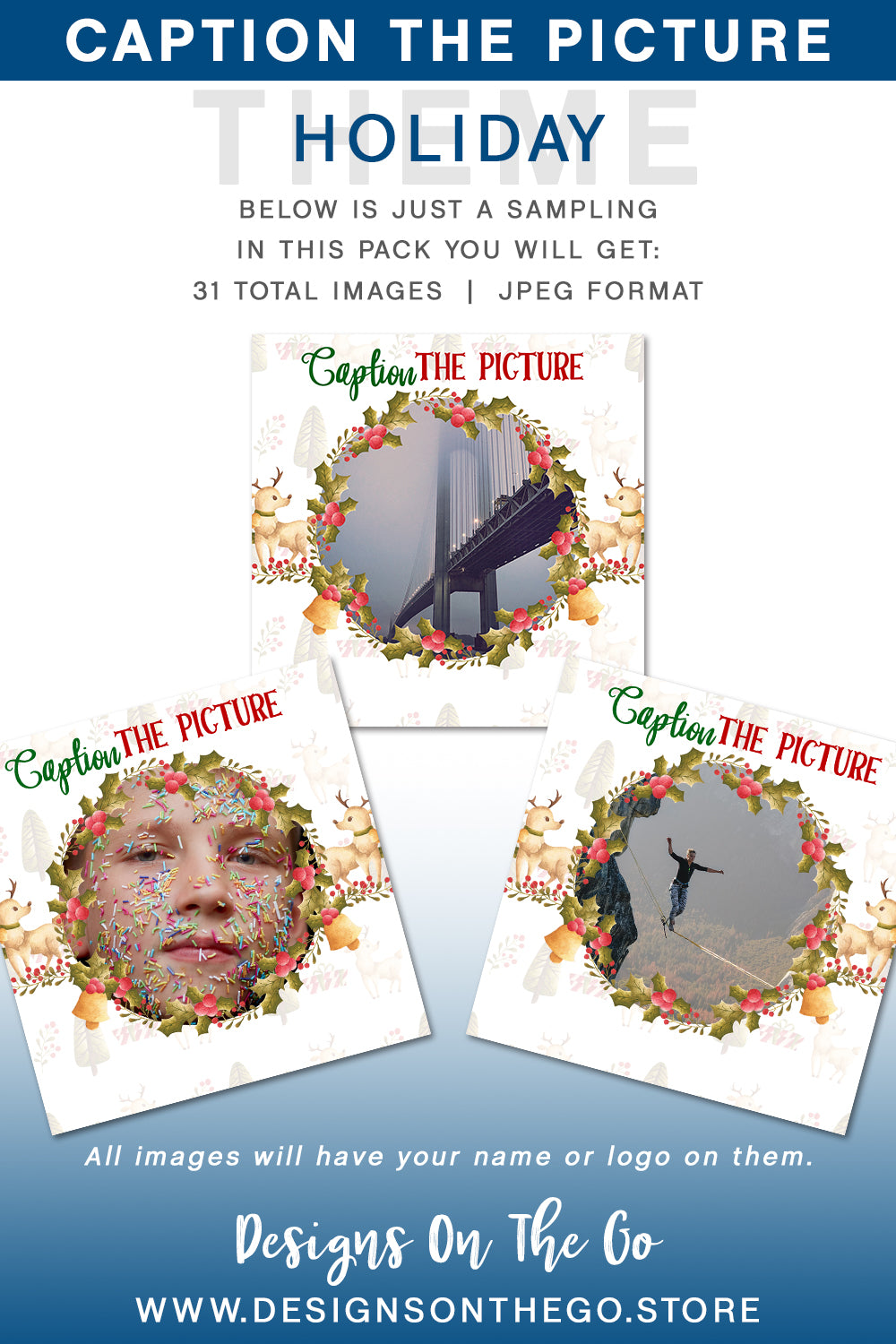 Unleash your creativity with Caption the Picture Daily Challenges from Designs On The Go! Perfect for social media engagement, our daily prompts inspire fun and witty captions to boost interaction and grow your online presence. Ideal for influencers, marketers, and anyone who loves a good challenge!