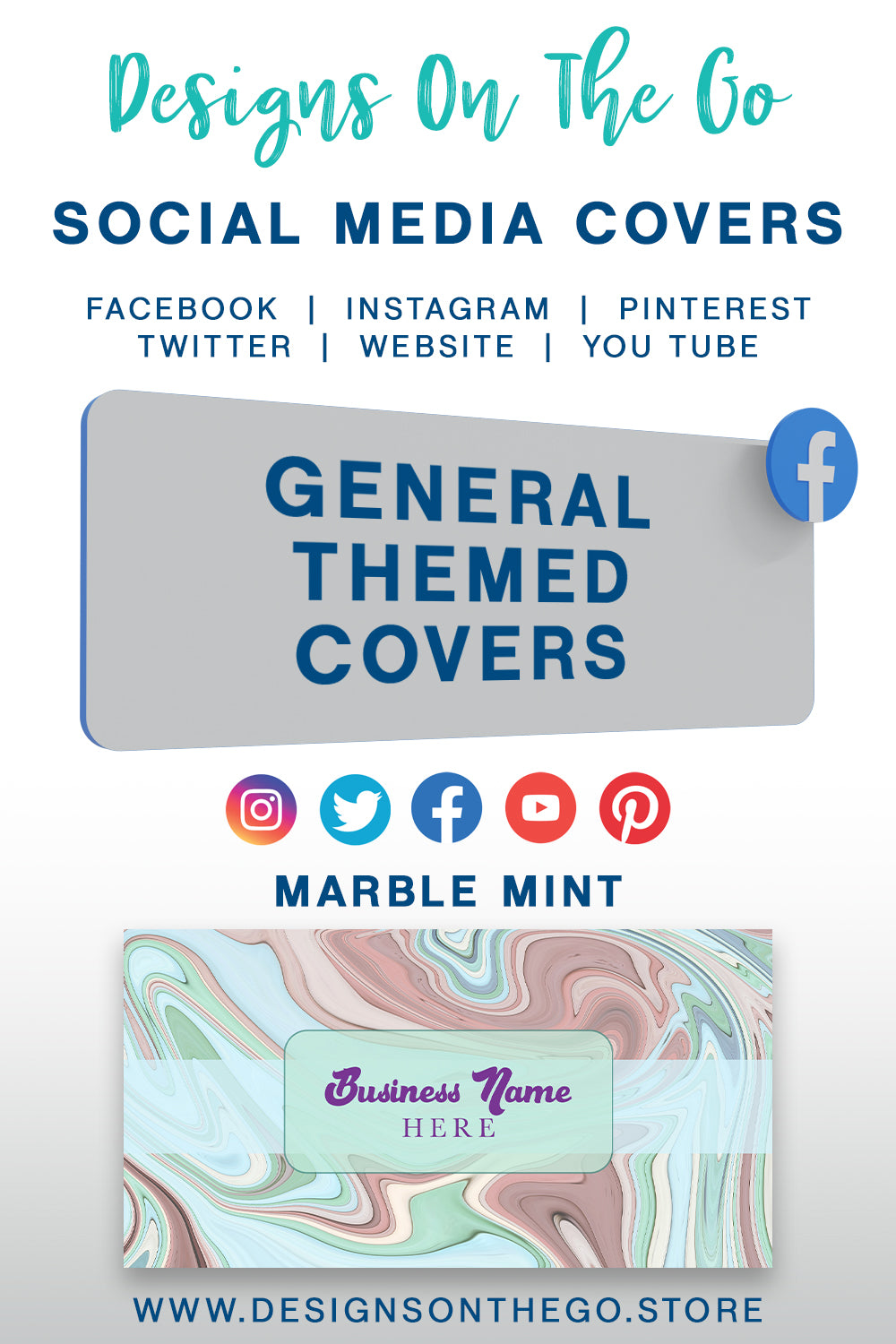 Elevate your online presence with the General Themed Social Media Covers from Designs On The Go! Our vibrant and customizable designs help you stand out across platforms. Perfect for any brand, these covers enhance your social media profile, making it more engaging and visually appealing. Upgrade your branding effortlessly!