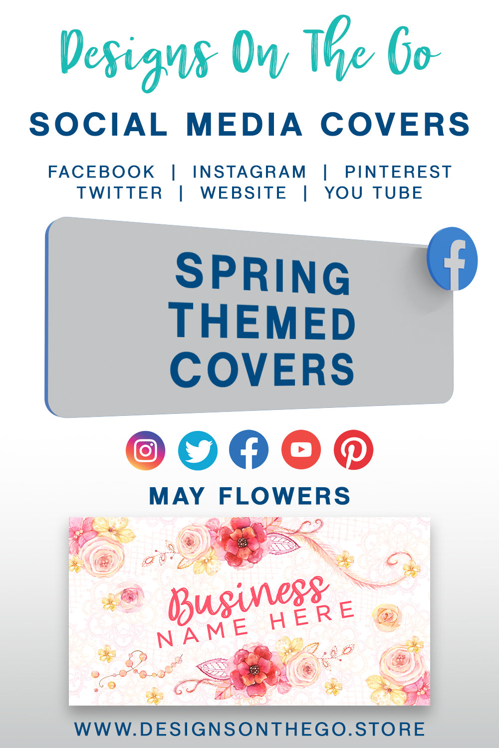 Spring Themed Social Media Covers