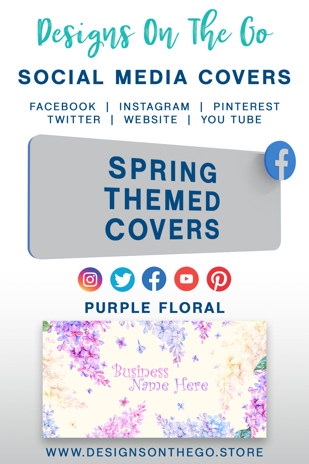 Spring Themed Social Media Covers