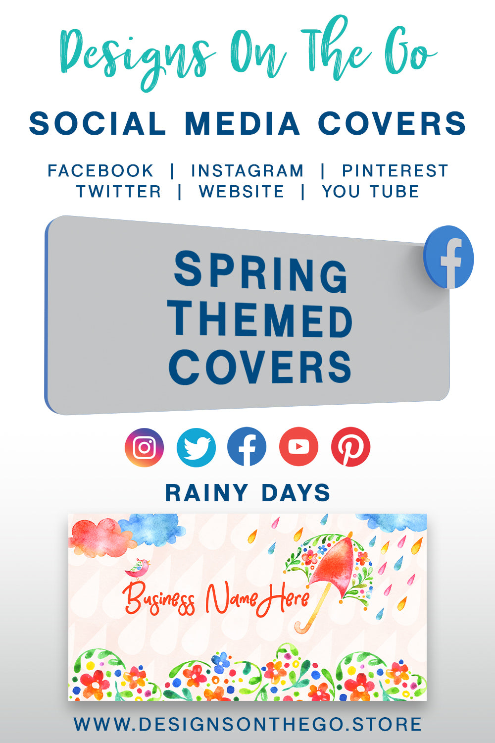 Spring Themed Social Media Covers