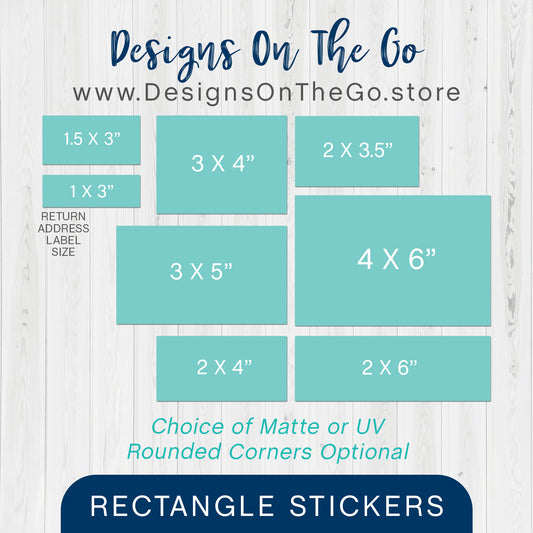 Rectangle Stickers