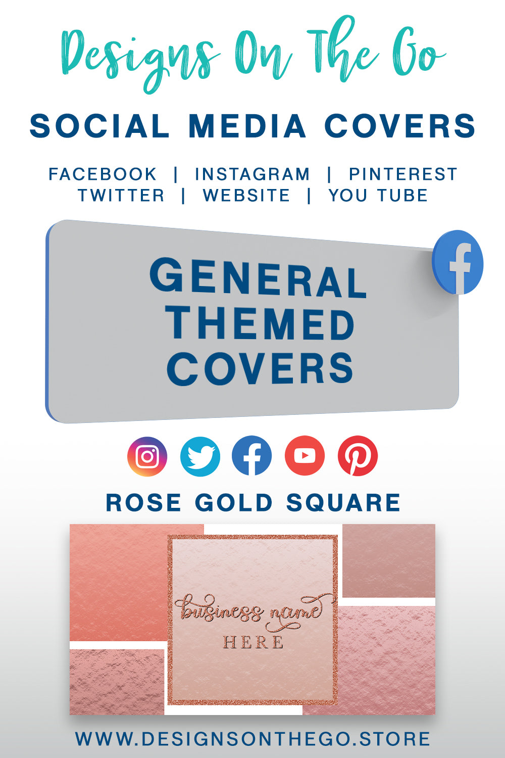 Elevate your online presence with the General Themed Social Media Covers from Designs On The Go! Our vibrant and customizable designs help you stand out across platforms. Perfect for any brand, these covers enhance your social media profile, making it more engaging and visually appealing. Upgrade your branding effortlessly!