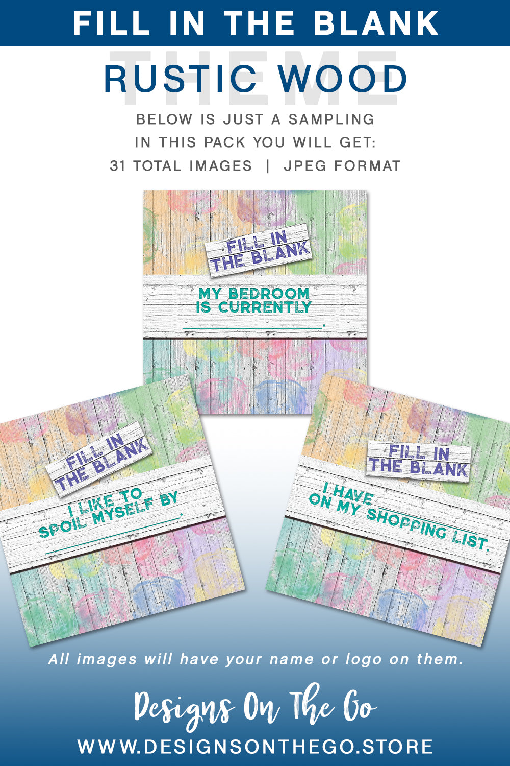 Unleash creativity with our Fill in the Blank Daily Challenges from Designs On The Go! These engaging prompts inspire fun and thoughtful reflection, making each day an adventure. Perfect for individuals or groups, these challenges encourage creativity and connection. Elevate your routine and spark joy with every challenge!