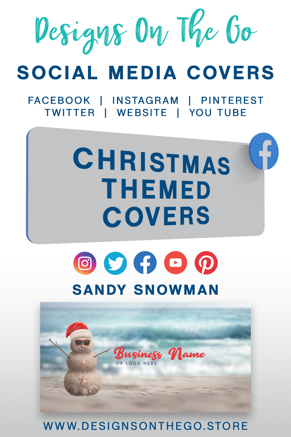 Get festive with our Christmas-themed social media covers from Designs On The Go! Perfect for adding holiday cheer to your online presence, these beautifully designed covers will make your profiles stand out. Celebrate the season in style and give your social media a merry makeover today!