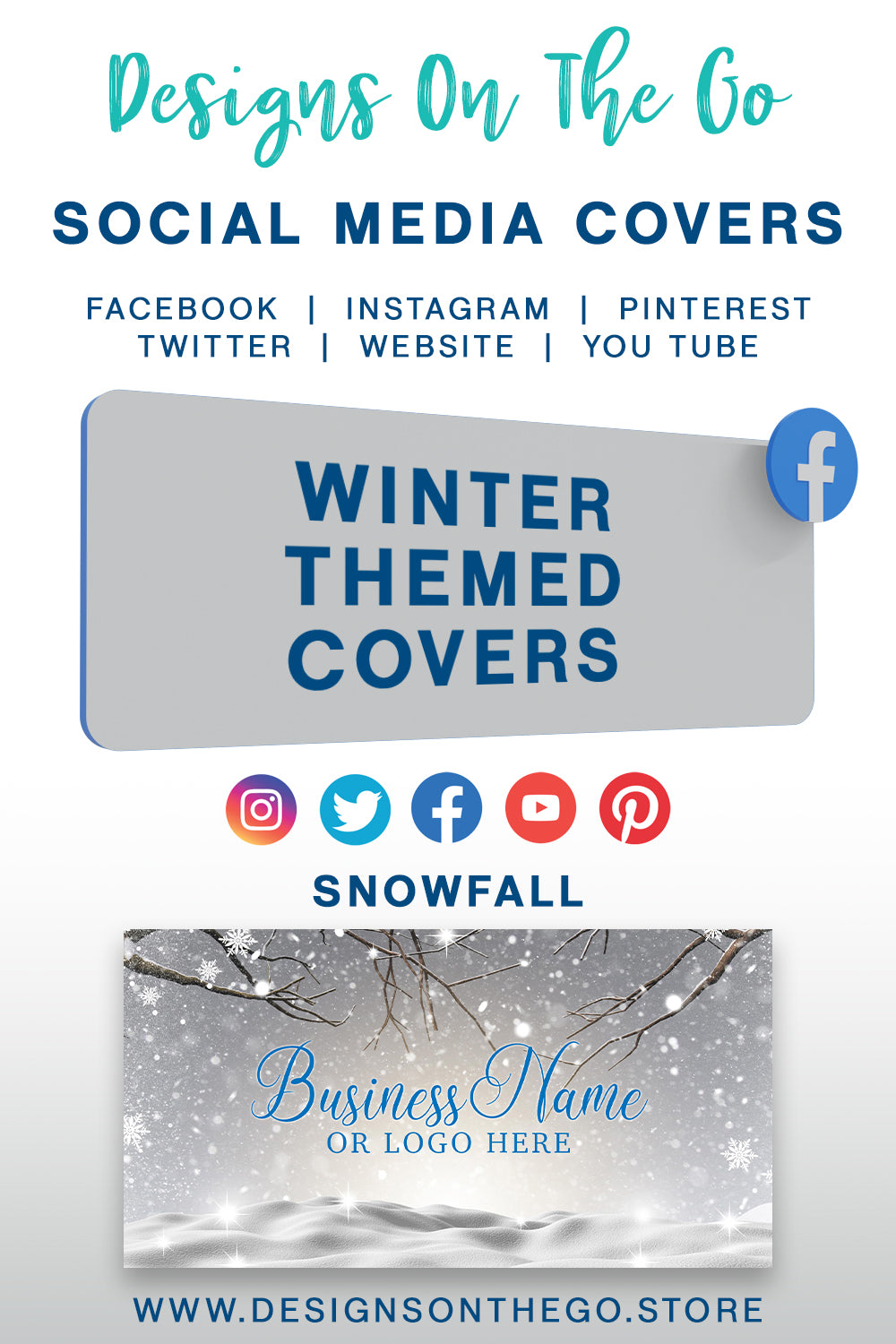 Winter Themed Social Media Covers
