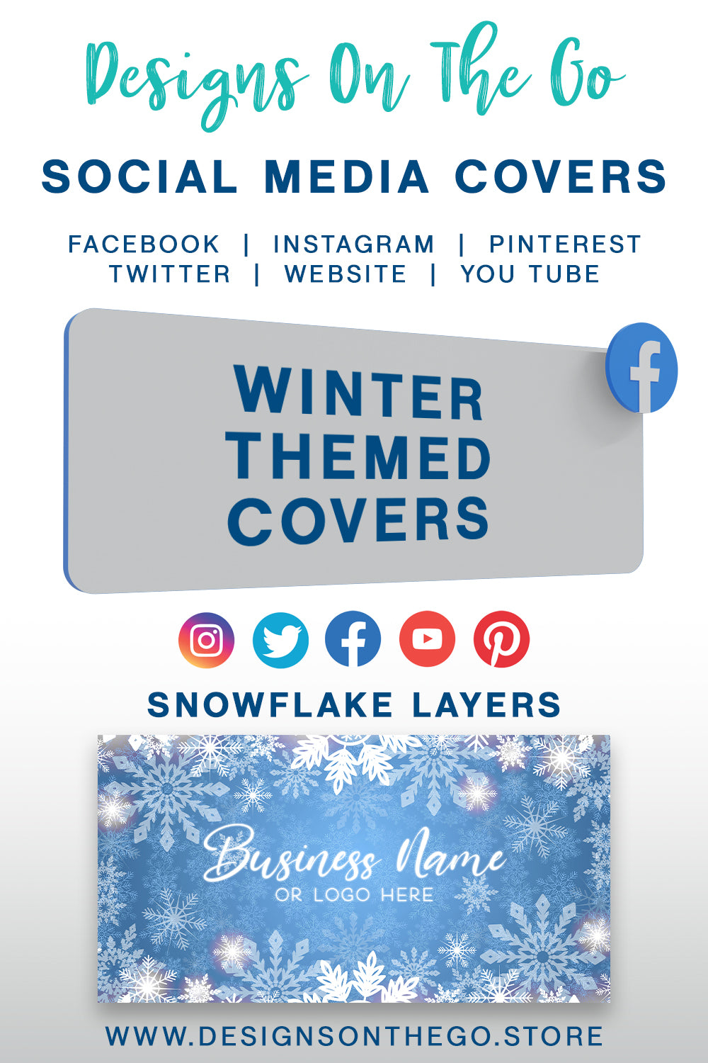 Winter Themed Social Media Covers