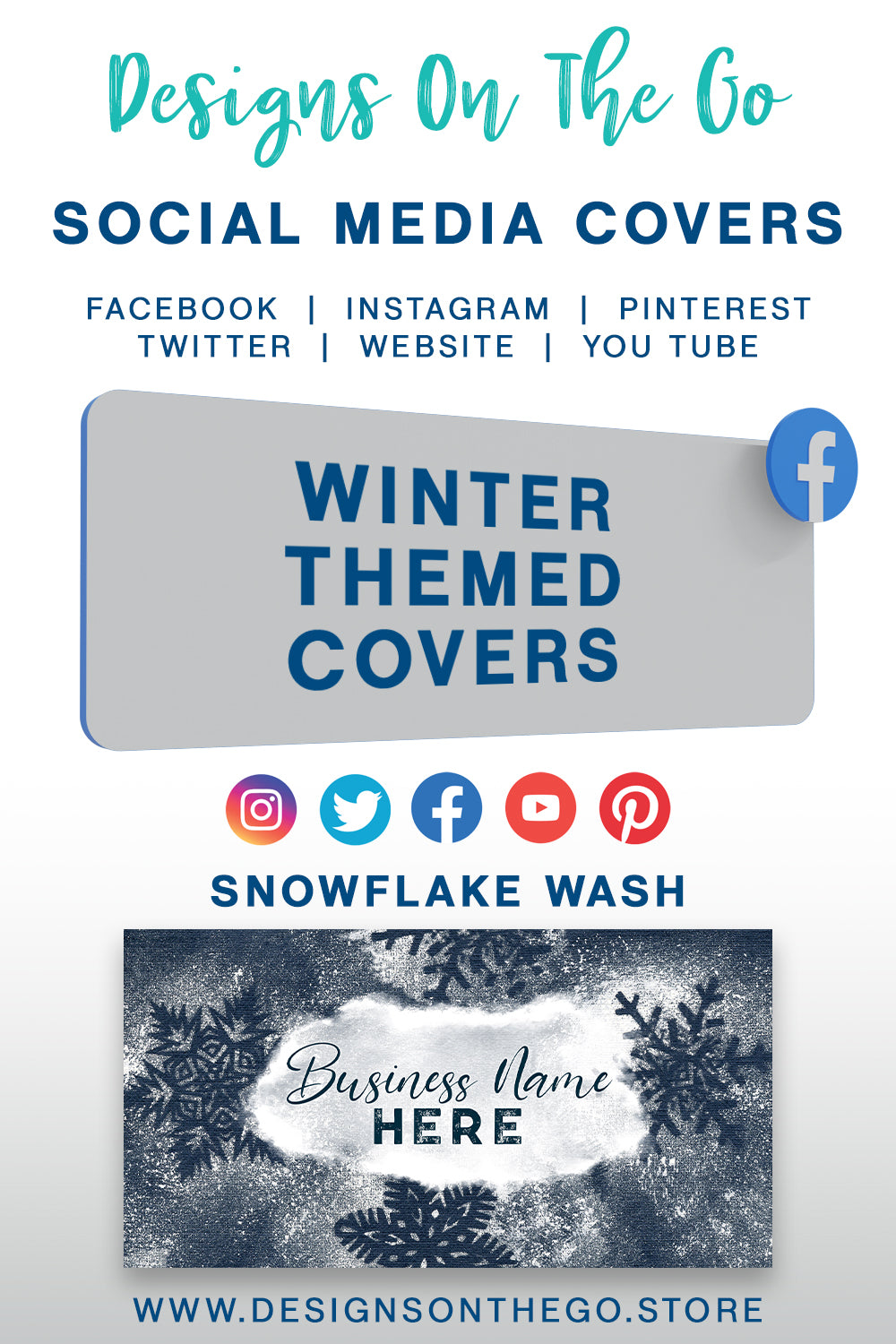 Winter Themed Social Media Covers