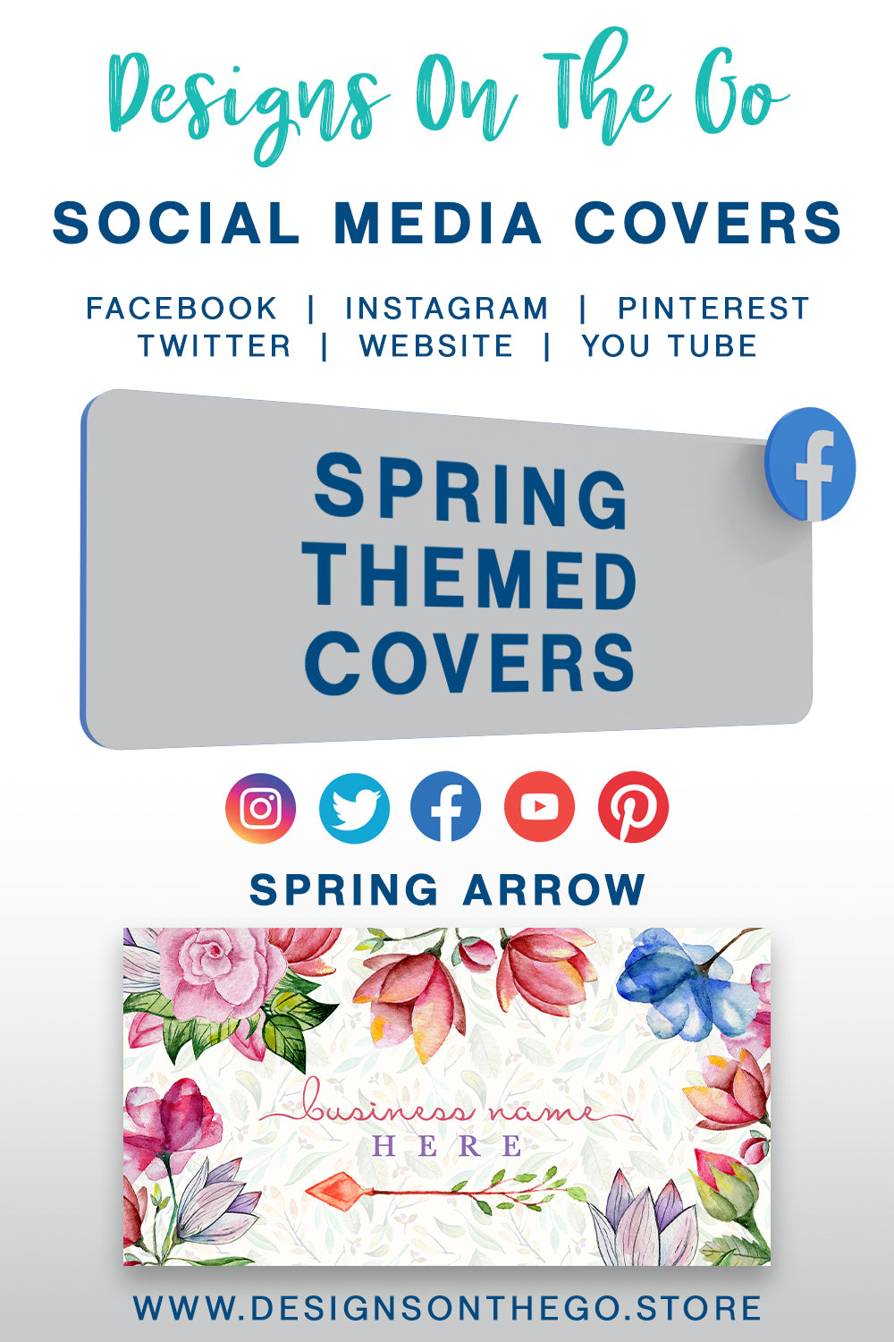 Spring Themed Social Media Covers