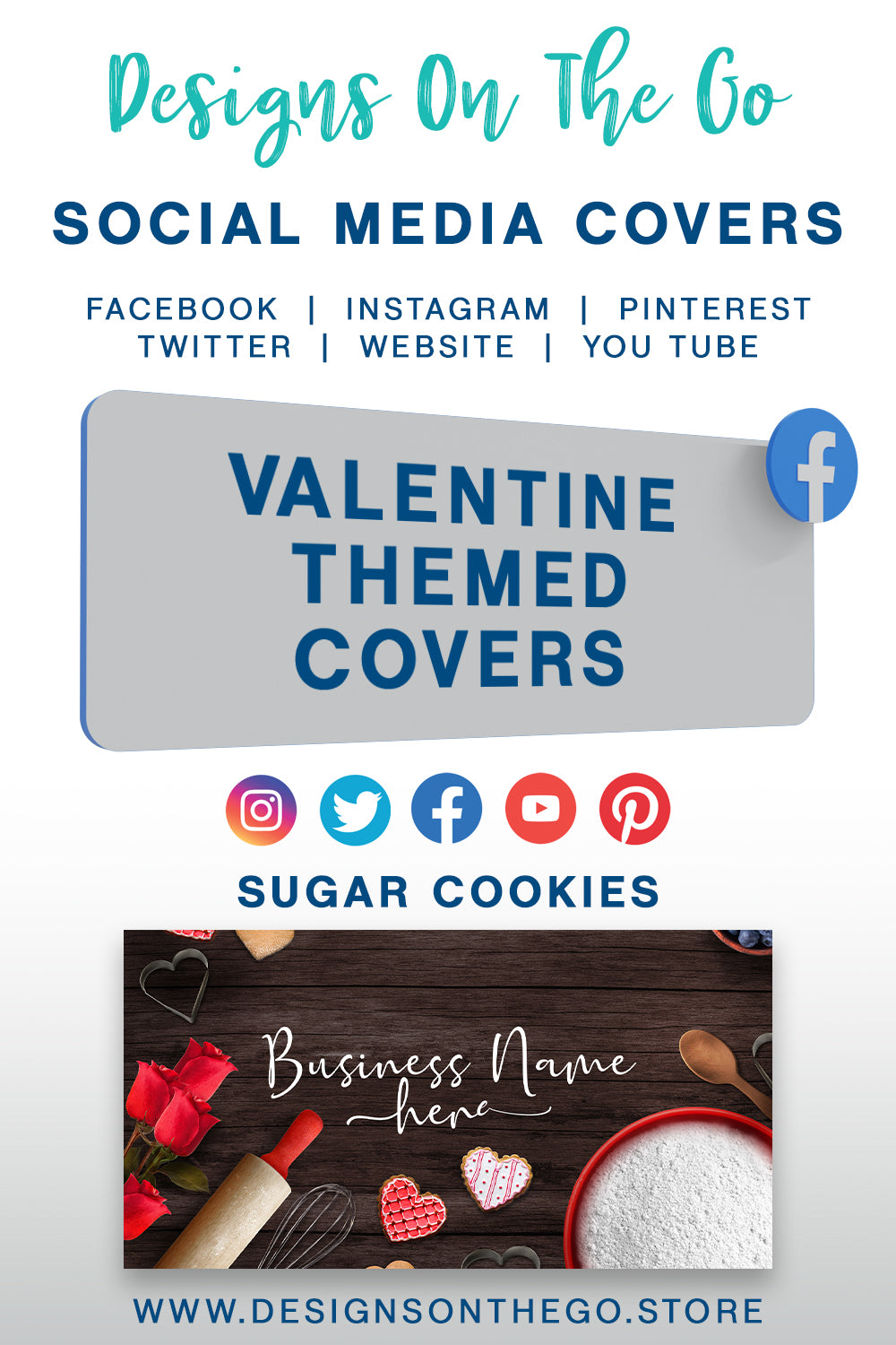 Valentine Themed Social Media Covers