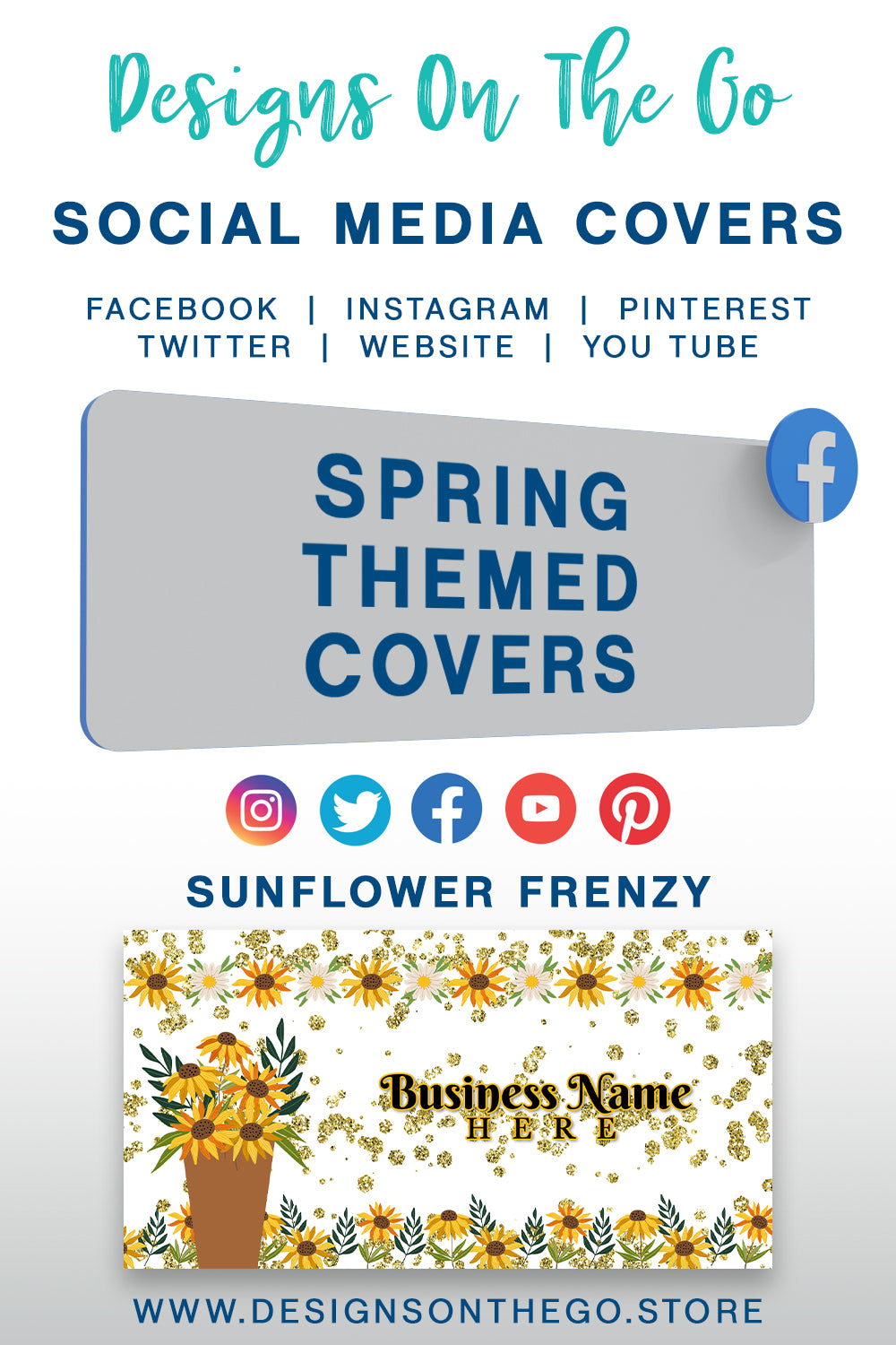 Spring Themed Social Media Covers