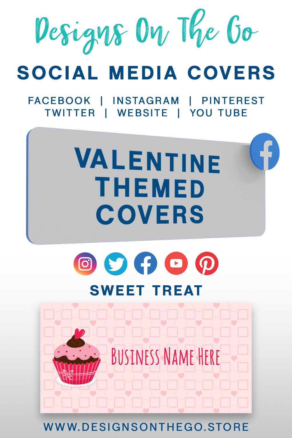 Valentine Themed Social Media Covers
