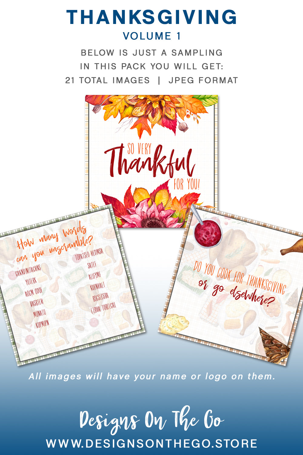 Holiday Themed Social Media Packs