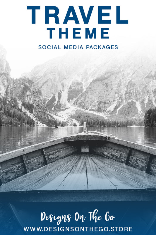 Travel Themed Social Media Packs