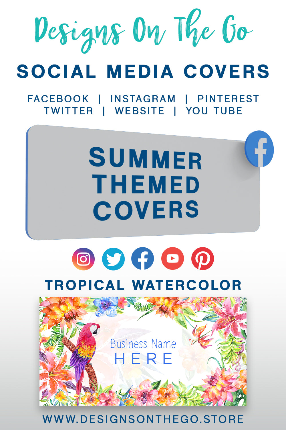 Summer Themed Social Media Covers