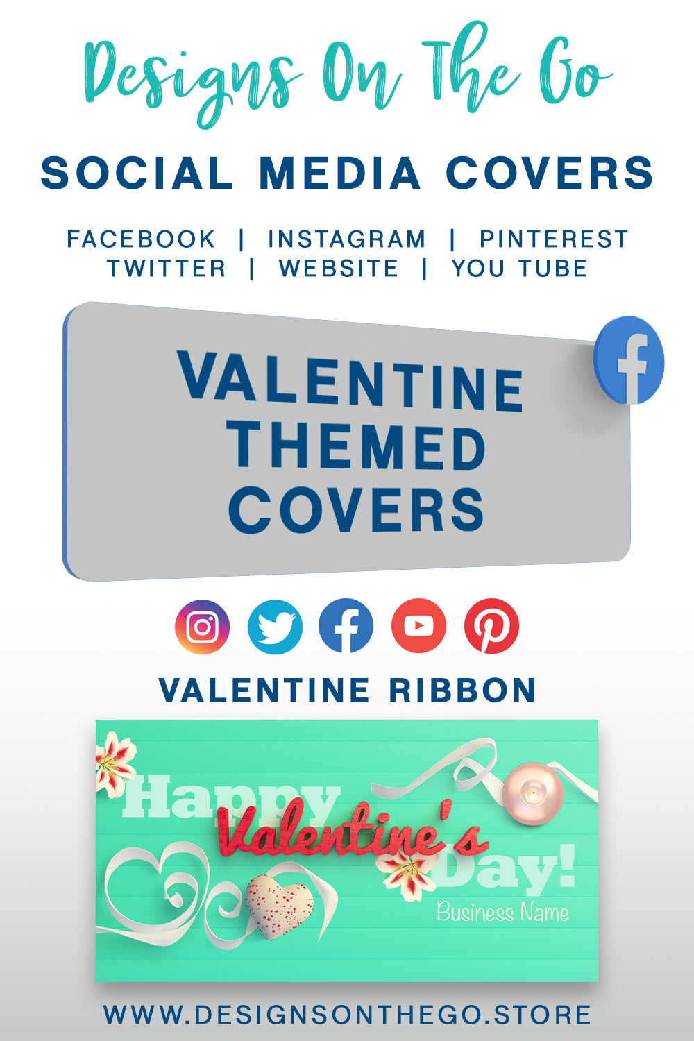 Valentine Themed Social Media Covers