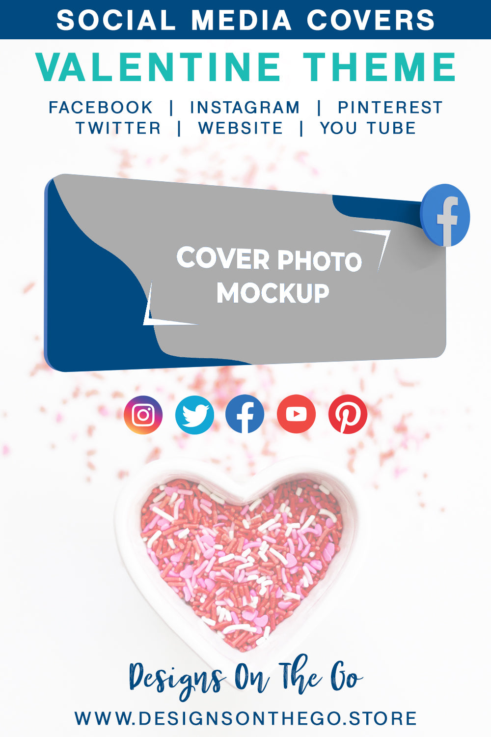 Valentine Themed Social Media Covers