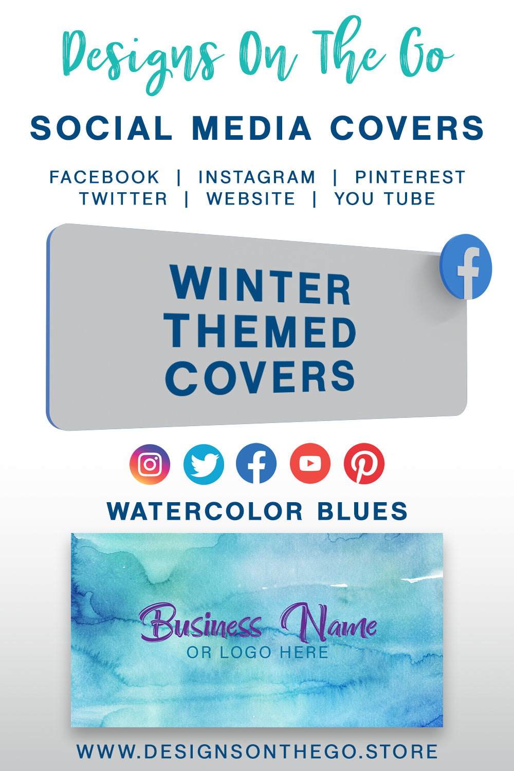 Winter Themed Social Media Covers