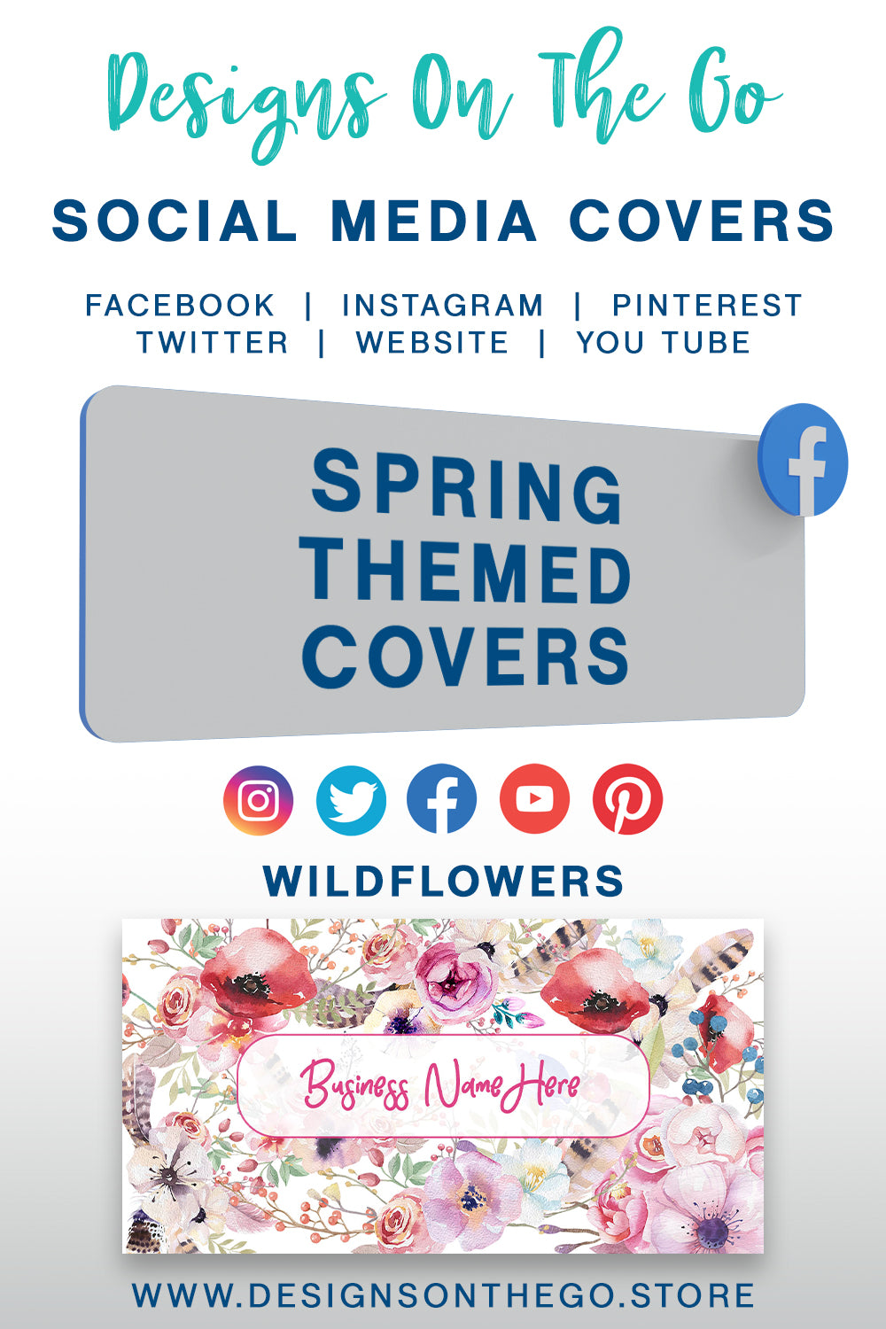 Spring Themed Social Media Covers