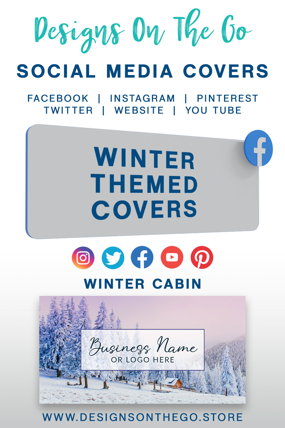 Winter Themed Social Media Covers