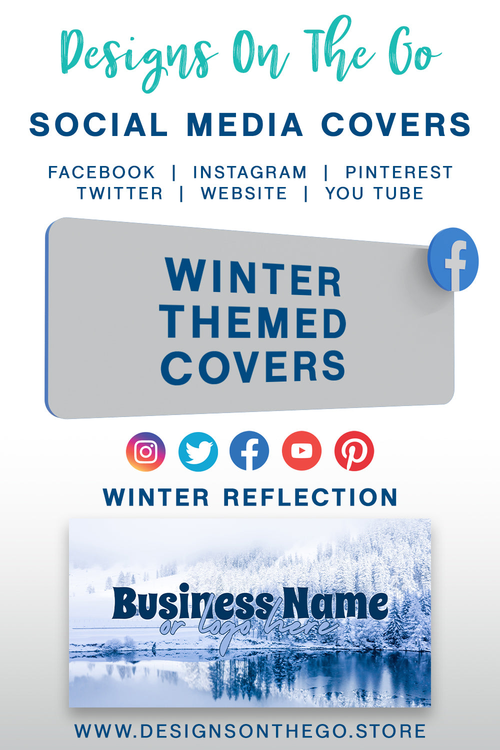 Winter Themed Social Media Covers