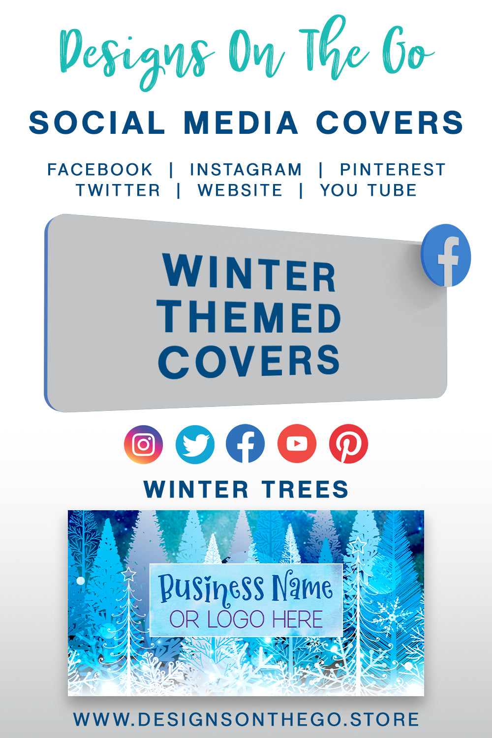 Winter Themed Social Media Covers