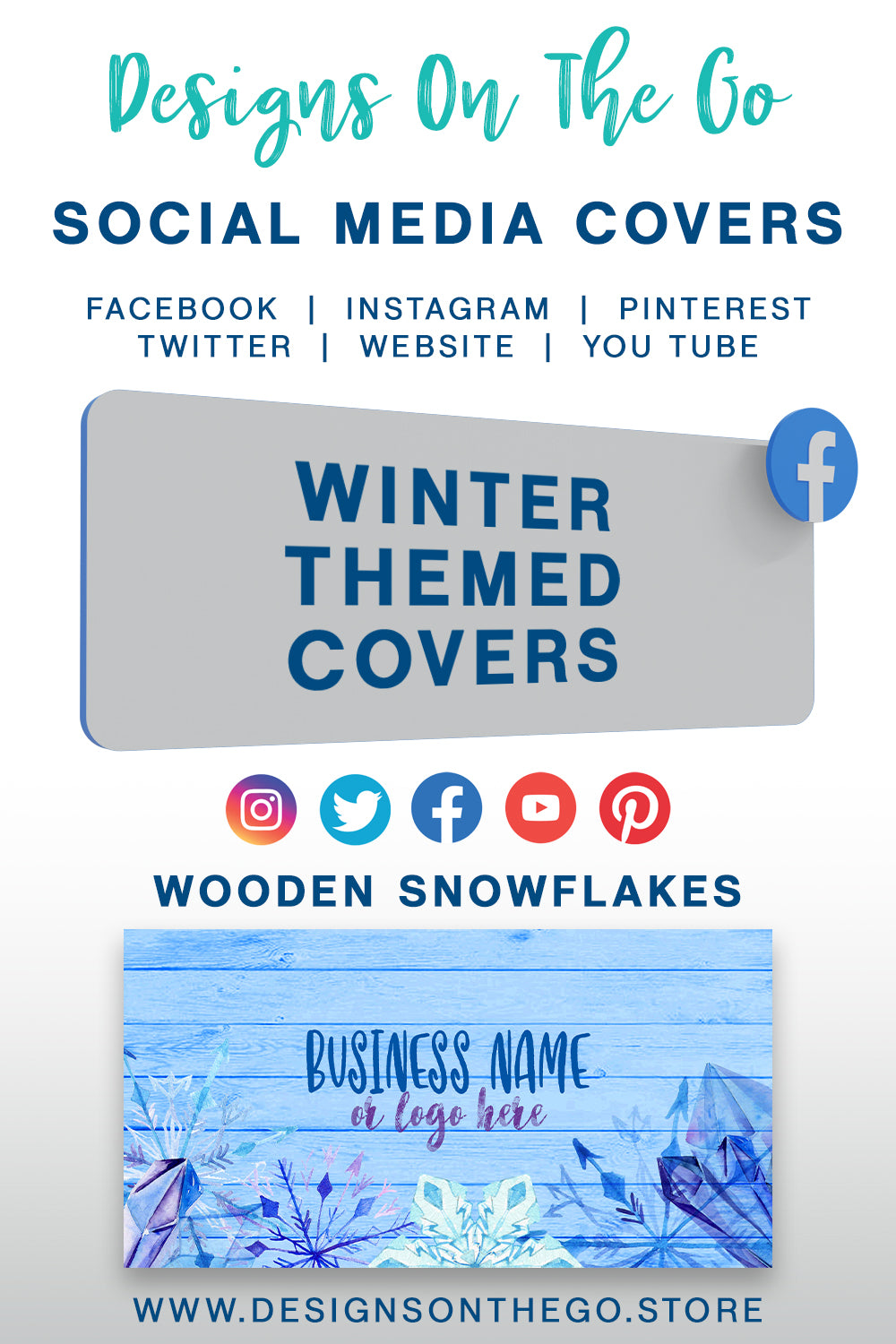 Winter Themed Social Media Covers