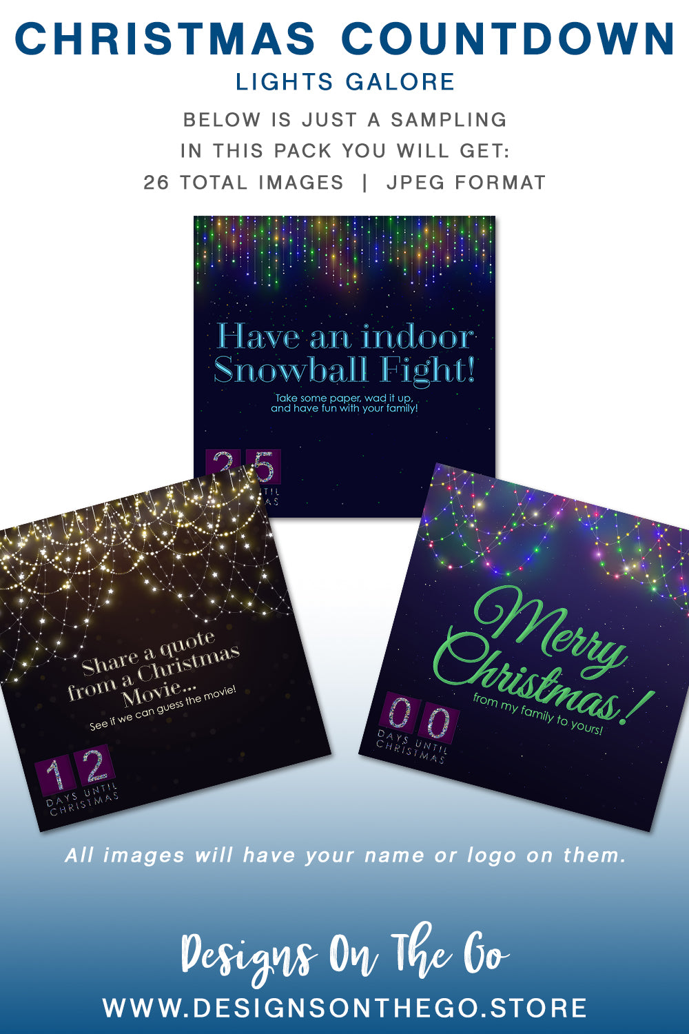 Celebrate the season with our Holiday Themed Social Media Packs from Designs On The Go! Perfect for boosting your online presence, these customizable graphics add festive flair to your posts. Engage your audience with eye-catching designs that embody the spirit of the holidays. Elevate your brand and spread joy this season!