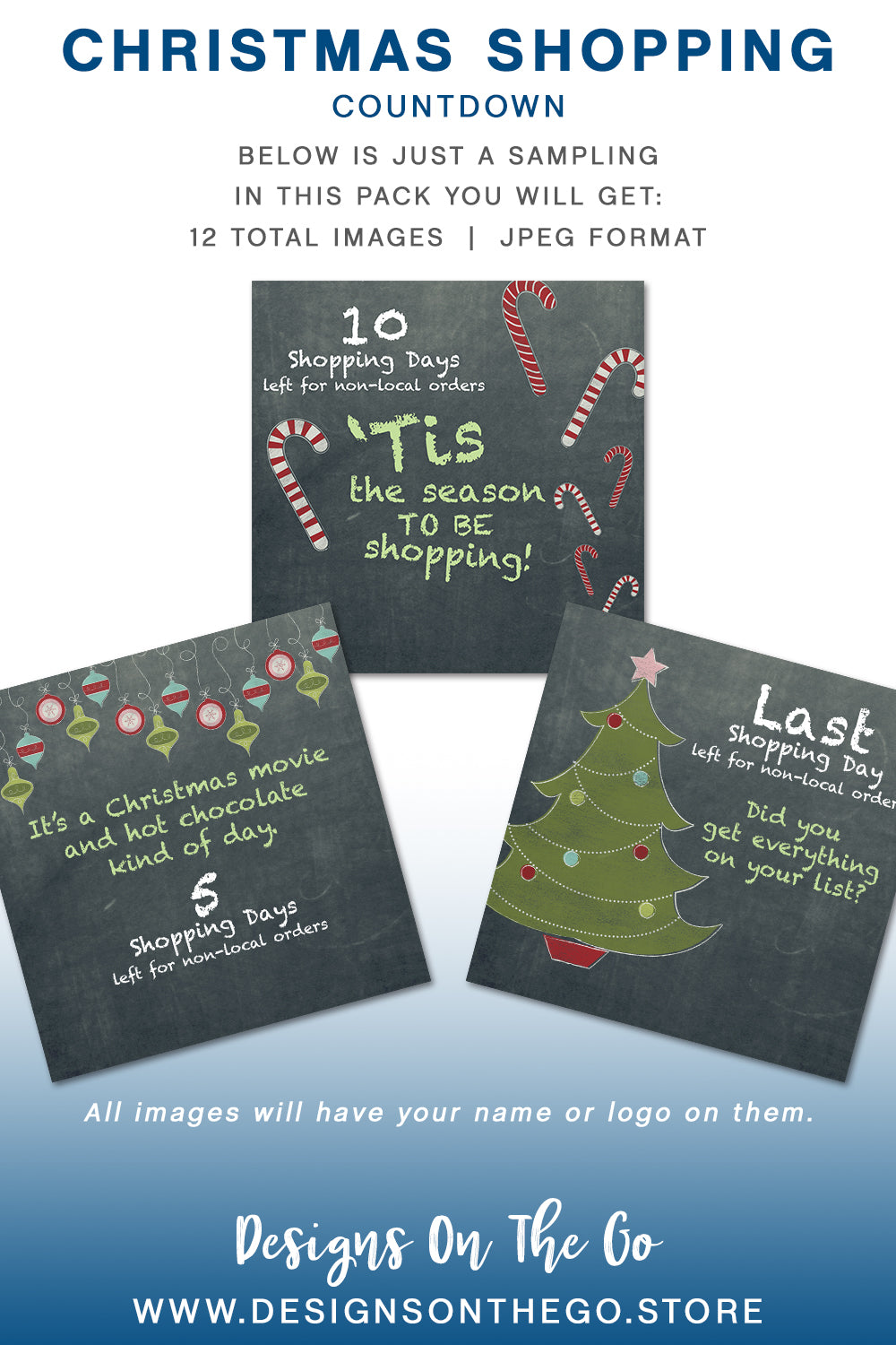 Holiday Themed Social Media Packs