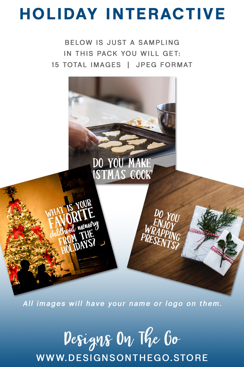 Celebrate the season with our Holiday Themed Social Media Packs from Designs On The Go! Perfect for boosting your online presence, these customizable graphics add festive flair to your posts. Engage your audience with eye-catching designs that embody the spirit of the holidays. Elevate your brand and spread joy this season!