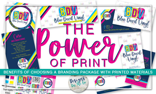 The Power of Print: Benefits of Choosing a Branding Package with Printed Materials