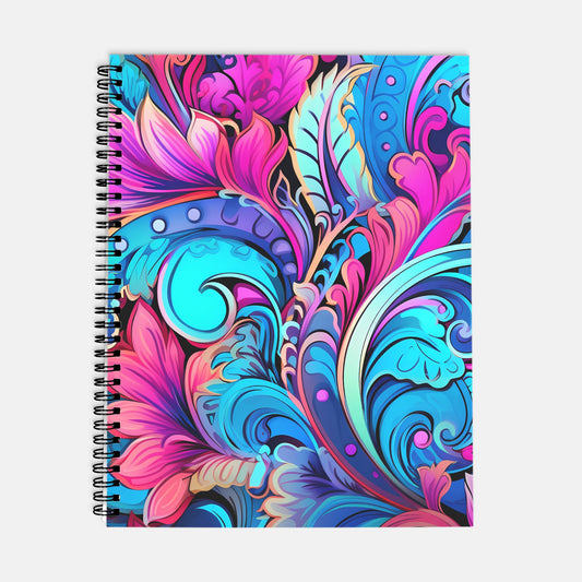 Planner Hardcover Spiral 8.5 x 11 - Feathers N Florals