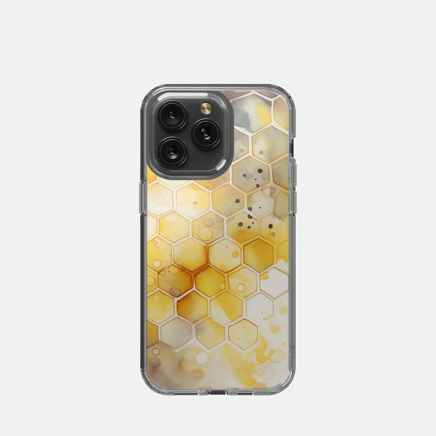 iPhone 15 Pro Max Clear Case - Beehive Splash