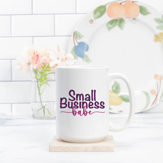 Mug Deluxe 15 oz. - Small Business Babe