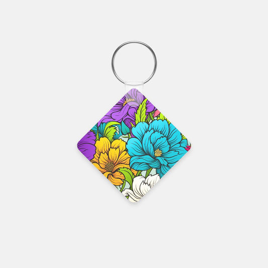 Key Chain (Square) - Blooming Bright
