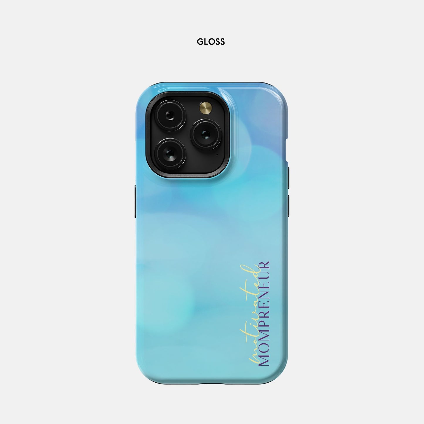 iPhone 15 Pro Tough Case - Motivated Mompreneur Icy Ocean