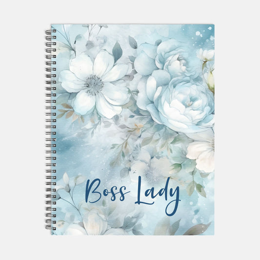 Notebook Softcover Spiral 8.5 x 11 - Boss Lady Classy 03