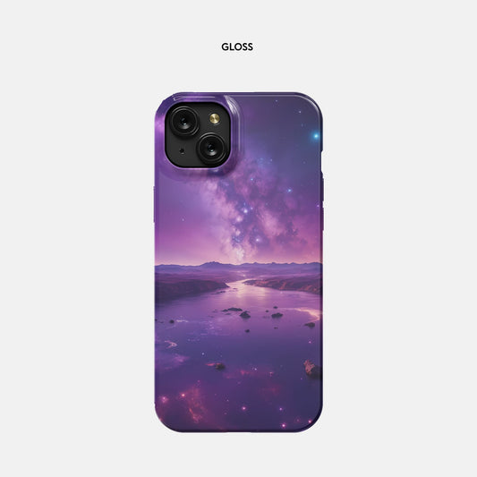 iPhone 15 Plus Slim Case - Milky Way River