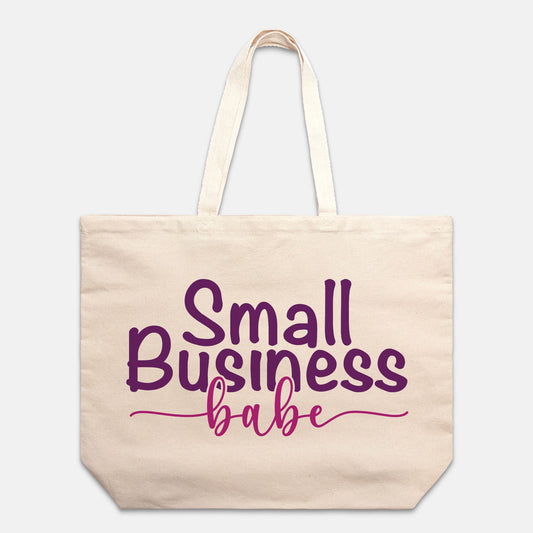Oversized Tote - Small Business Babe