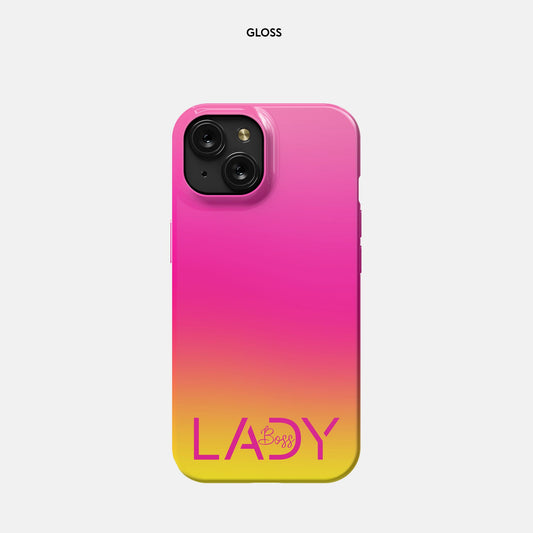 iPhone 15 Slim Case - Boss Lady Modern Pink