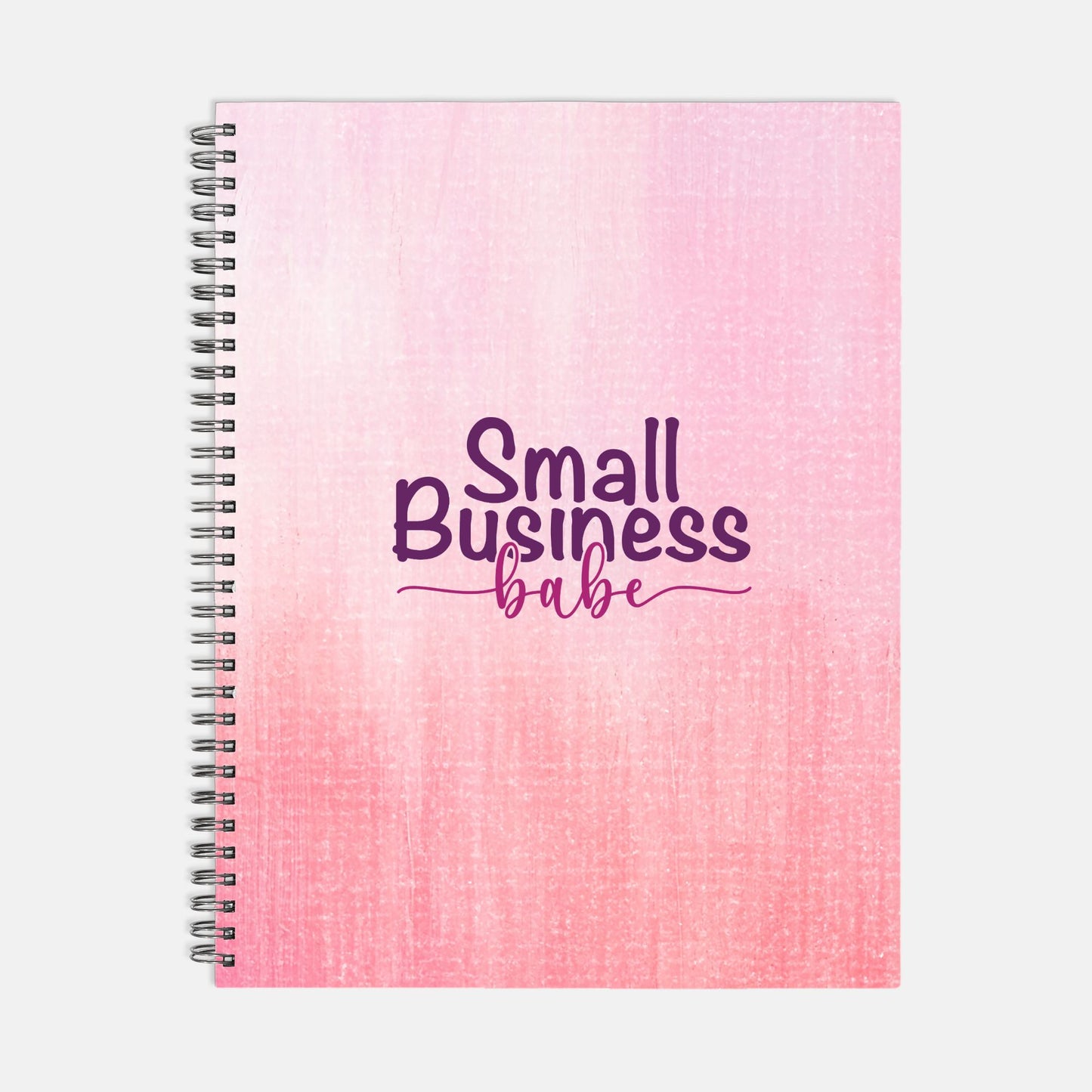 Notebook Hardcover Spiral 8.5 x 11 - Small Business Babe