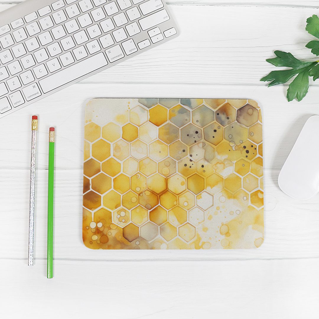 Mouse Pad (Rectangle) - Beehive Splash