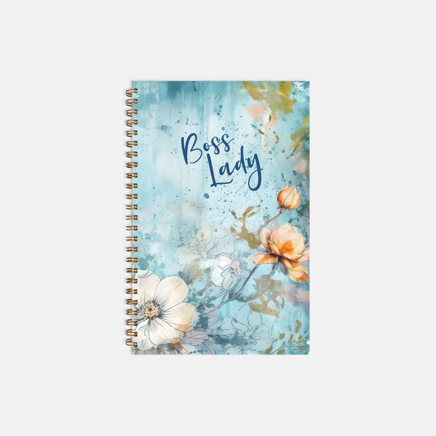 Notebook Softcover Spiral 5.5 x 8.5 - Boss lady Classy 01