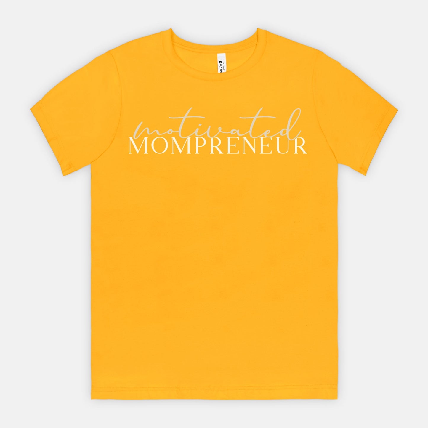 Elevate your entrepreneurial spirit with Bella Canvas Unisex Tee 3001 - Motivated Mompreneur, from Designs On The Go. Showcase your drive and style effortlessly with this comfortable and inspiring design, perfect for the dedicated mompreneur.