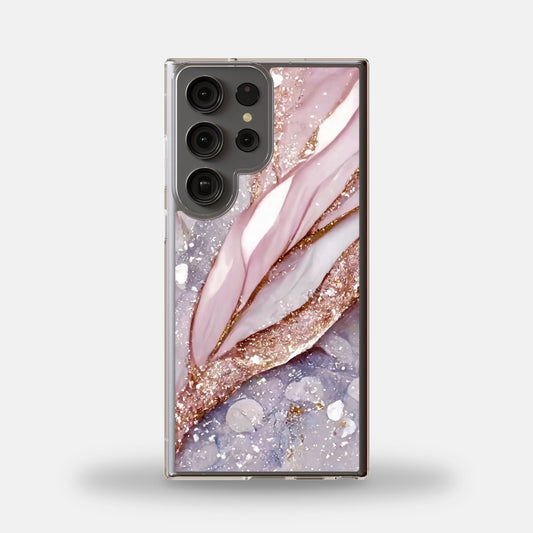 Samsung Galaxy S23 Ultra Clear Case - Pastel Stonework