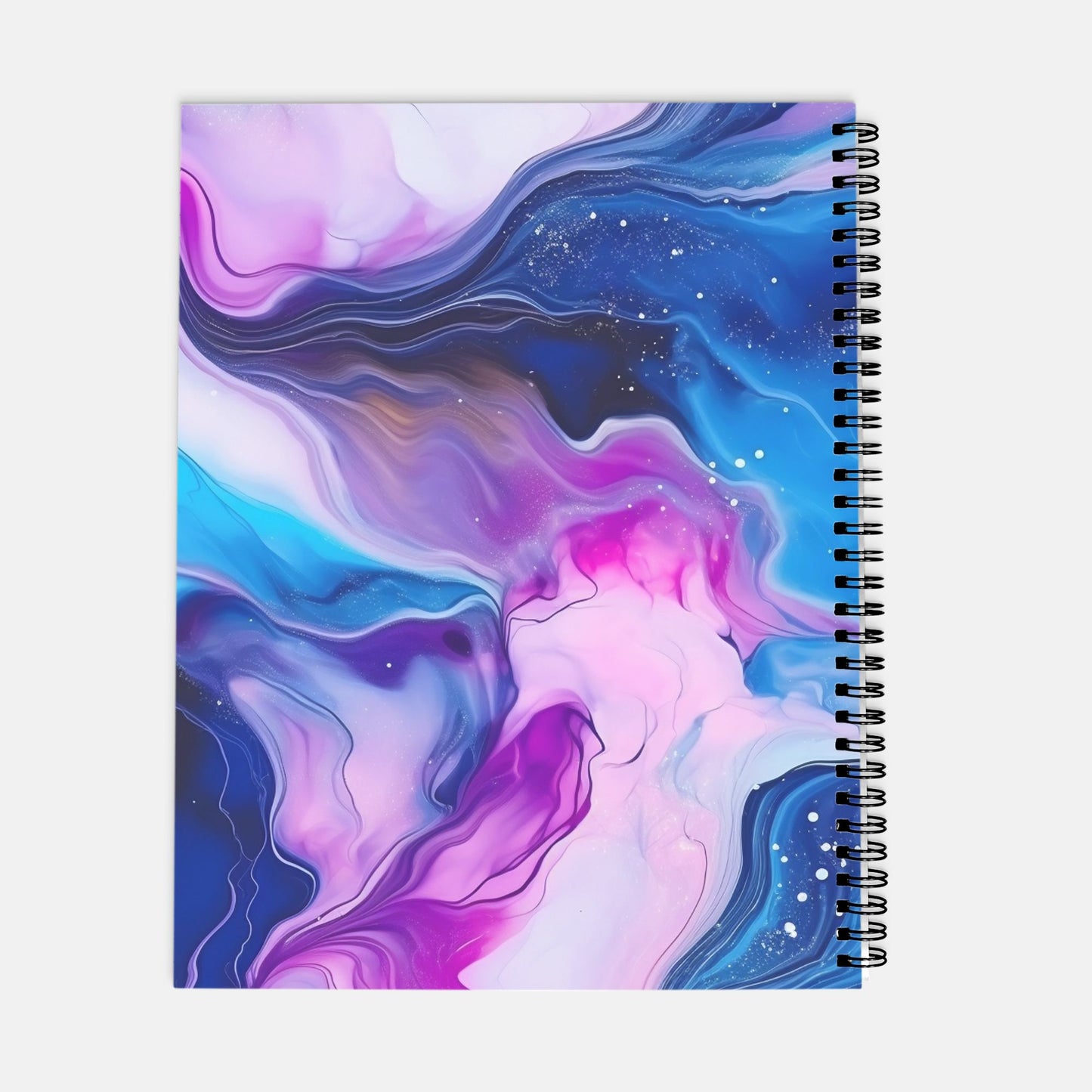 Planner Hardcover Spiral 8.5 x 11 - Jewel Tone Marble